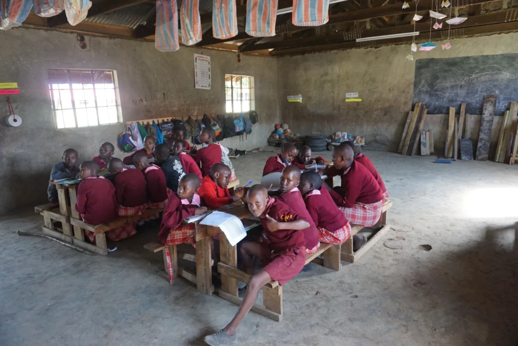 Klassenzimmer der Ilkeek Aare Primary School (Photo, privat)
