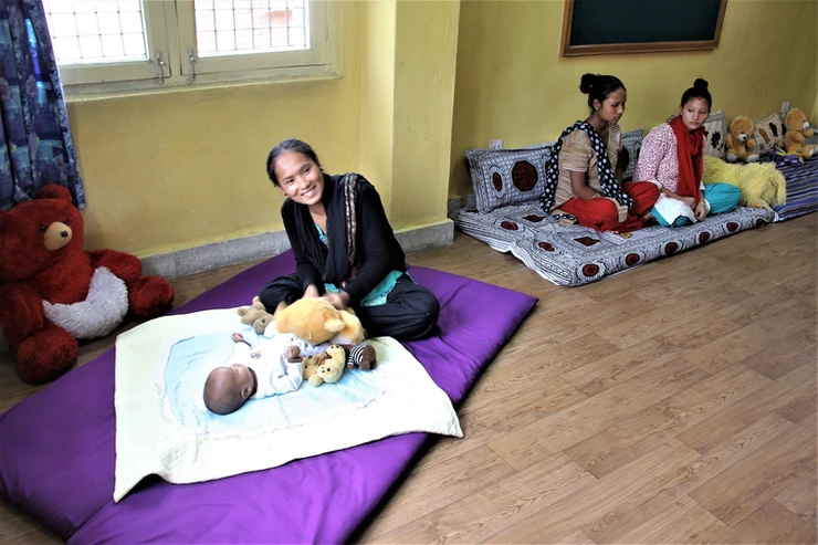 Pro filia finanziert das Mutter-Kind Heim in Kathmandu